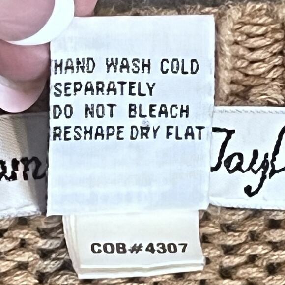 Samantha Taylor Cardigan Sweater Sz L Cottagecore Snowman Winter Holiday VTG - Picture 7 of 9